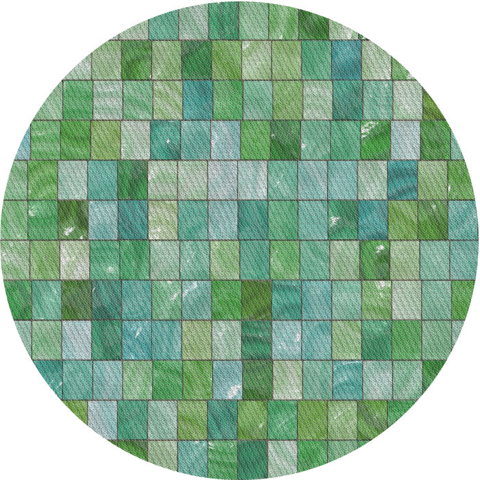 East Urban Home Patterned Green/Blue Area Rug Wayfair
